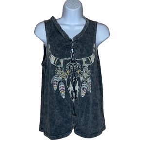 Vintage Havana Tie Up Tank Top